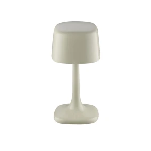SOHO lampa stołowa LED kremowa z połyskiem,  z regulacją barwy światła i ściemnianiem 10,5 x h21,5 cm 