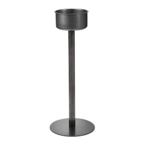 Stojak na wiaderko do wina/szampana, black vintage 19 x h70 cm (pasuje do wiaderek P972300, P972301, P972302)