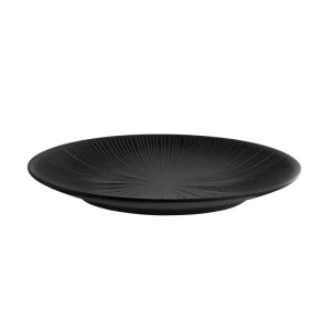 NERO czarny talerz  melaminowy 29 x 3 cm