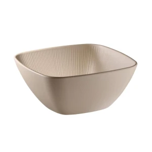 NERO miska z melaminy beżowa 25 x 25 x 11 cm, 3,5 l          