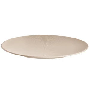 NERO talerz z melaminy beżowy 42 x 3,5 cm 