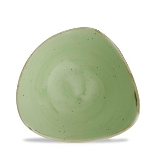 STONECAST SAGE GREEN zielona miska trójkątna 370 ml, 185 mm/12 szt.