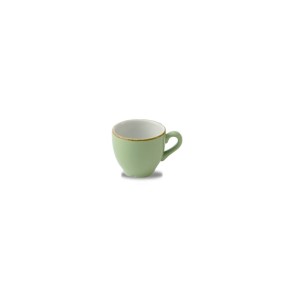 STONECAST SAGE GREEN zielona filiżanka do espresso 100 ml, 65 x 55 mm/12 szt.