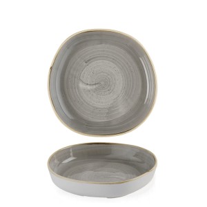 STONECAST Peppercorn Grey miska Organic z wysokim rantem 230 x 45 mm/6 szt.