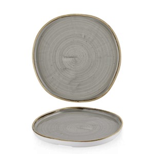 STONECAST PEPPERCORN GREY talerz Organic z wysokim rantem 250 x 20 mm/6 szt.