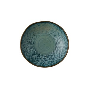 CASCADE Sapphire Blue talerz naturalny z wysokim rantem 215 mm/6 szt. 