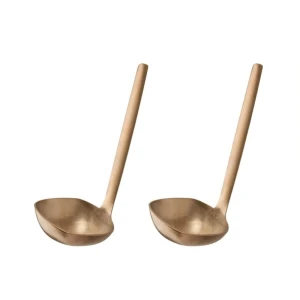BULQ łyżka bufetowa, VINTAGE LOOK COPPER , 60 ml 6,5 x 6,5 cm, długość 17,5 cm /zestaw 2 szt.