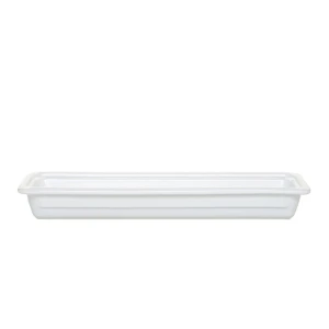 Pojemnik GN 2/4 porcelanowy biały 53 x 16 x h 6,5 cm/4 szt., 2,3 l