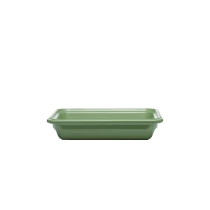 Pojemnik GN 1/2 porcelanowy zielony mat, 32,5 x 26,5 x h 6,5 cm/3 szt., 2,4 l