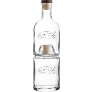 Kilner sztaplowane butelki na oliwę, ocet, whisky / 2x350 ml 
