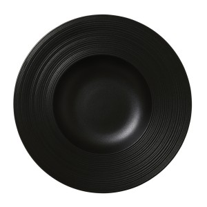 CONCORDE CZARNY MAT Talerz na Pastę 340 ml, 285 mm/12 szt. 