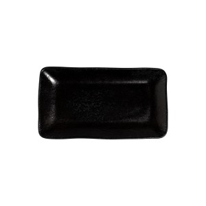 ASHEN Rava półmisek prostokątny czarny z kamionki 290 x 160 mm/6 szt.