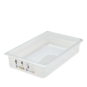 CAMBRO Safe Trak pojemnik z etykietą, z polipropylenu GN 1/1, głębokość 65 mm, 8,5 l półprzezroczysty 