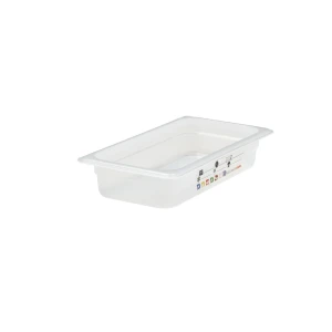CAMBRO Safe Trak pojemnik z etykietą, z polipropylenu GN 1/3, głębokość 65 mm, 2,4 l półprzezroczysty