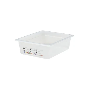 CAMBRO Safe Trak pojemnik z etykietą, z polipropylenu GN 1/2, głębokość 100 mm, 5,9 l półprzezroczysty