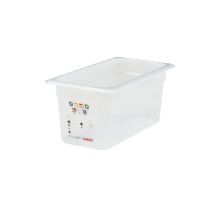 CAMBRO Safe Trak pojemnik z etykietą, z polipropylenu GN 1/3, głębokość 150 mm, 5,3 l półprzezroczysty