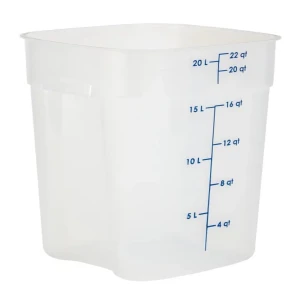 CAMBRO Pojemnik magazynowy z polipropylenu 28,9 x 28,9 x 40,1 cm, 20,8 l, przezroczysty
