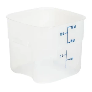 CAMBRO Pojemnik magazynowy z polipropylenu 28,9 x 28,9 x 21,6 cm/11,4 l, przezroczysty