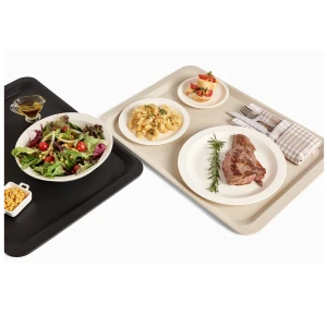 Taca z polipropylenu beżowa 37 x 53 cm/12 szt.