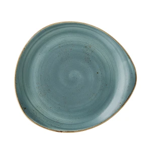 CRAFT BLUE niebieski talerz płytki  nieregularny 305 mm /12