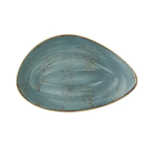 CRAFT BLUE niebieski talerz płytki o nieregularnym kształcie 375 mm /6