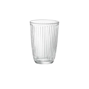 LINE szklanka Long Drink 390 ml, szkło ryflowane