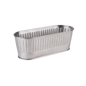 UTENSILO metalowy kosz na sztućce, stal nierdzewna, 2 L, srebrny
