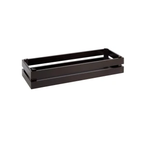 SUPER BOX pojemnik drewniany GN 2/4 czarny