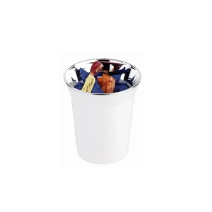 Biały pojemnik na sztućce/odpadki,1 L ,Top Chrom