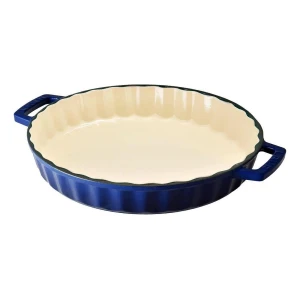LAVA okrągłe naczynie do zapiekania, średnica 30 cm, 2,7 l, niebieskie