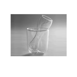 Szklanka do herbaty Serax Double Wall z zaparzaczem, 9 x h11 cm