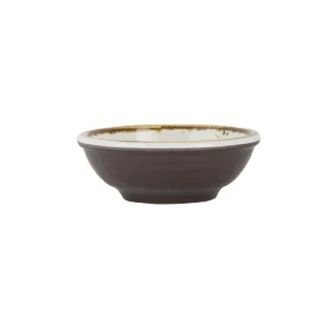 CRAFT WHITE salaterka z melaminy brązowa/biała 120ml ramekin