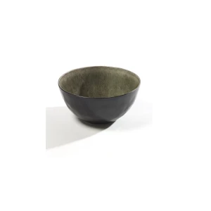 PURE zielona miska z kamionki 20x9,5 cm