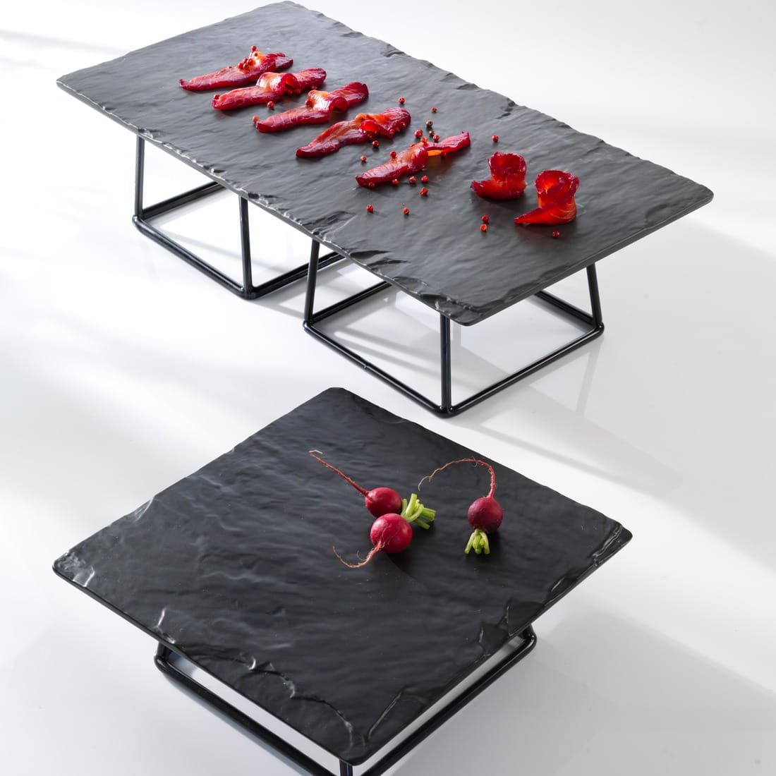Lacor 66310J Supporto GN In Melamina | GN 1/3 X 100 Mm, Nero, 33x18x10 Cm